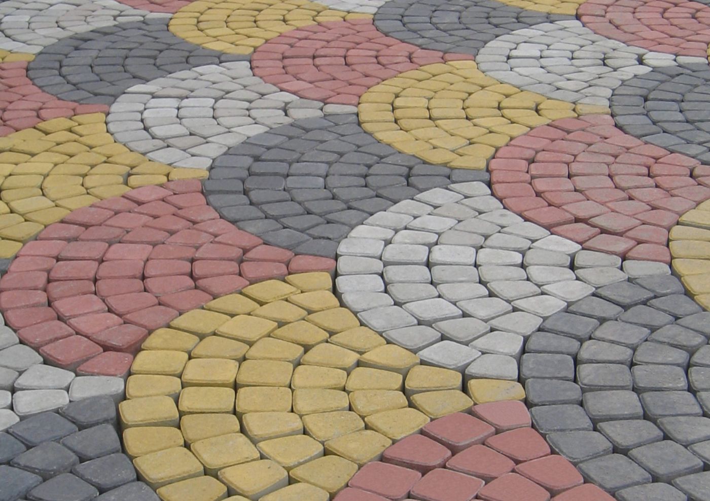 Paving Classico/Kipas terpasang dengan kombinasi warna