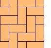 Pola paving Herringbone 90°
