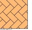 Pola paving Herringbone 45°